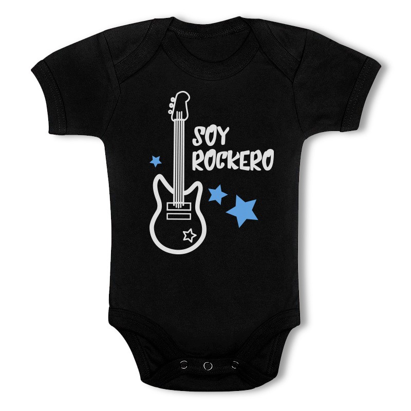 Body Bebe Personalizado Soy Rockero