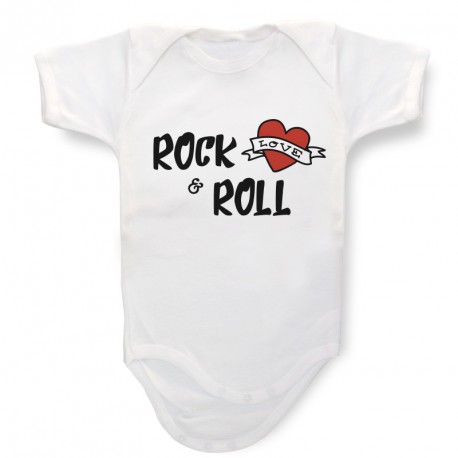 Body Bebé Personalizado Rock & Roll